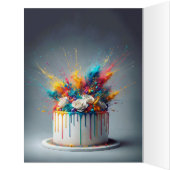 Explosion of Joy – Happy Birthday Cake Cards (Inside (Left))