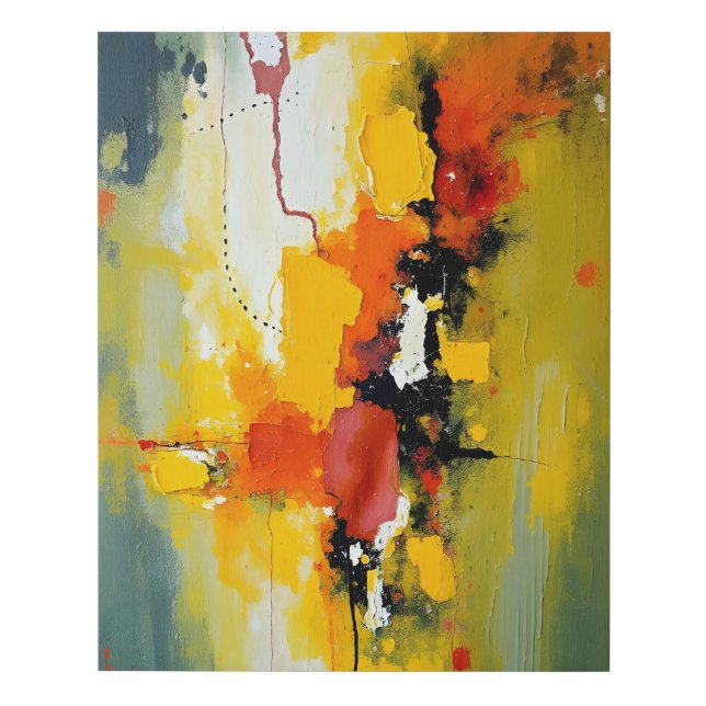 Explosion of Light Faux Canvas Print (Front)