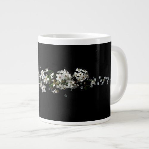 explosions in slow motion flower giant coffee mug