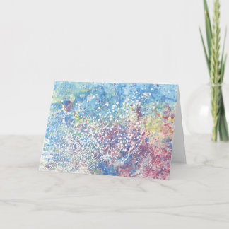 Explosions of Color Greeting Card