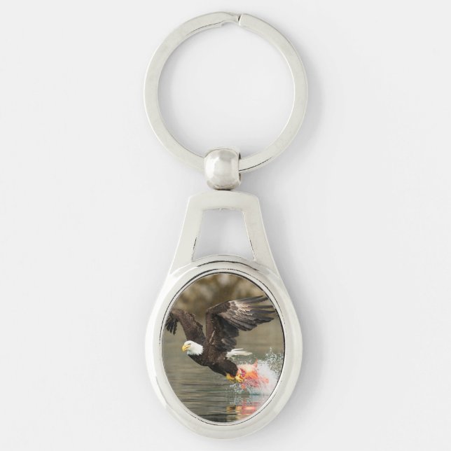 Explosive Bald Eagle Keychain (Front)