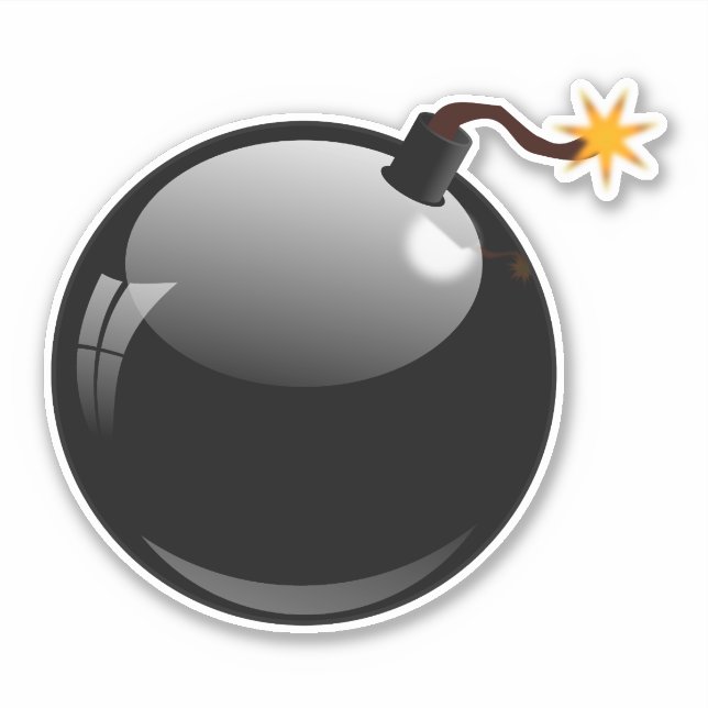 Explosive bomb sticker (Front)
