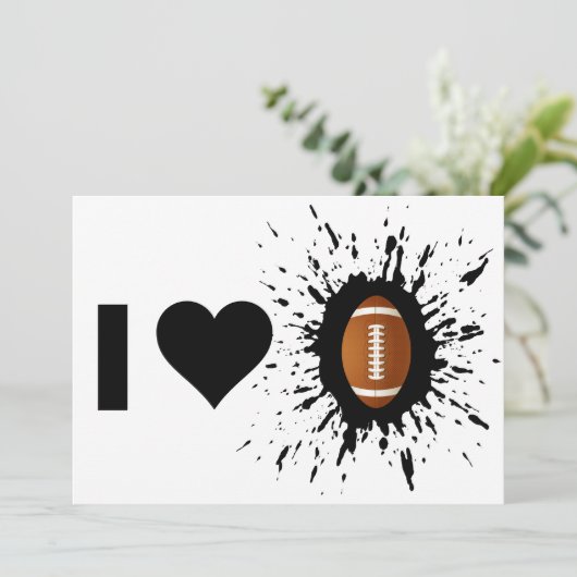 Explosive I Love Football (Standing Front)