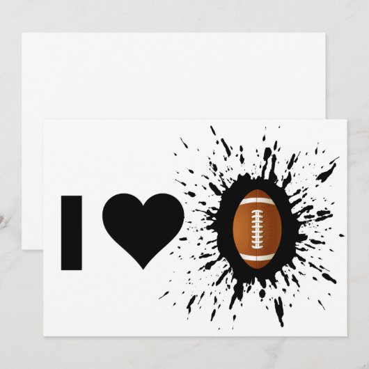 Explosive I Love Football (Front/Back)
