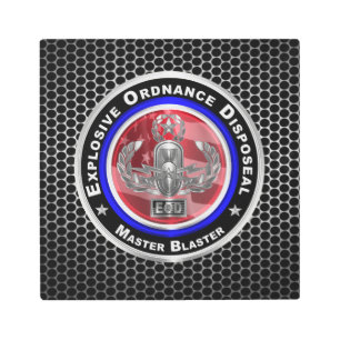 Explosive Master Blaster “EOD” Metal Print