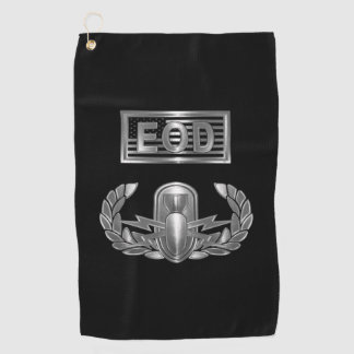 Explosive Ordnance Disposal Basic EOD Badge Golf Towel