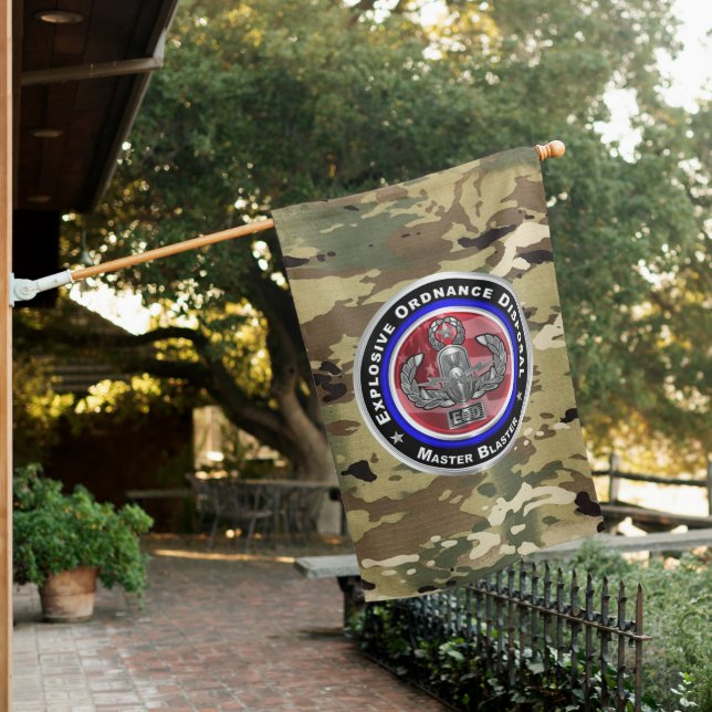 Explosive Ordnance Disposal (EOD)  House Flag (In SItu)