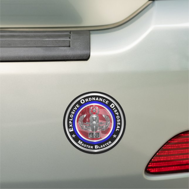 Explosive Ordnance Disposal (EOD) Master Blaster Car Magnet (In Situ)