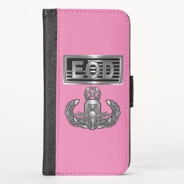 Explosive Ordnance Disposal “Master Blaster” iPhone Wallet Case (Front)