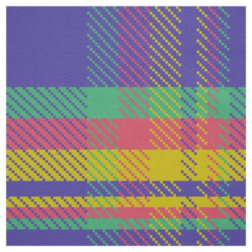 Explosive Plaid CIT Fabric