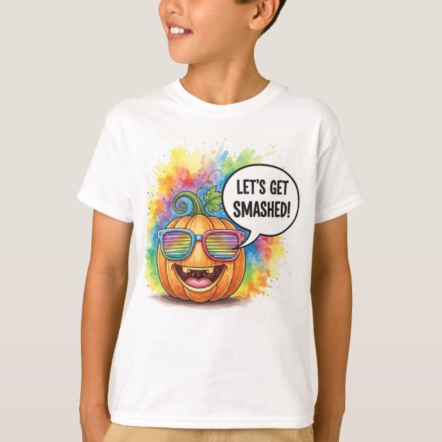  Explosive Pumpkin, by Natasha Us   T-Shirt (Front)