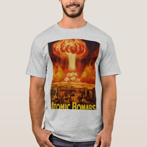  Explosive Style Bomb Design Mens T_Shirt