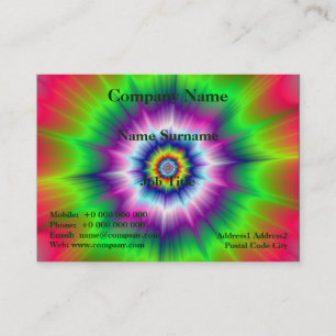 Explosive Tie-Dye Card