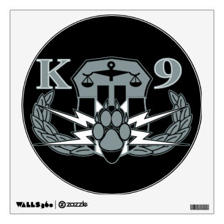 Explosives Detection K-9 Insignia Wall Decal