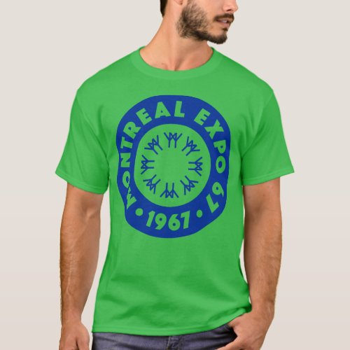 Expo 67 Montreal Worlds Fair Circle Blue
