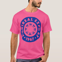 Expo 67 Montreal Worlds Fair Circle Blue