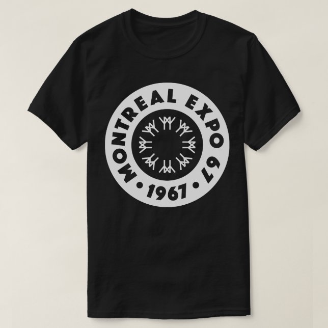 Expo 67 Montreal Worlds Fair Circle White T-Shirt (Design Front)