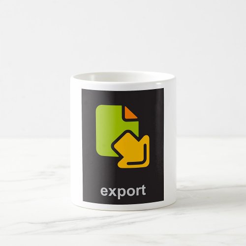 Export Icon Coffee Mug
