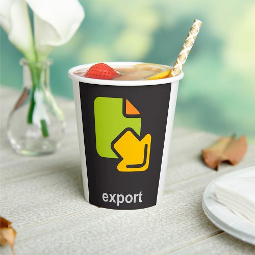 Export Icon Paper Cups