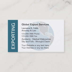 Exporting Business Cards