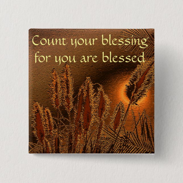 Expose feelings # 10-Golden__ Pinback Button (Front)