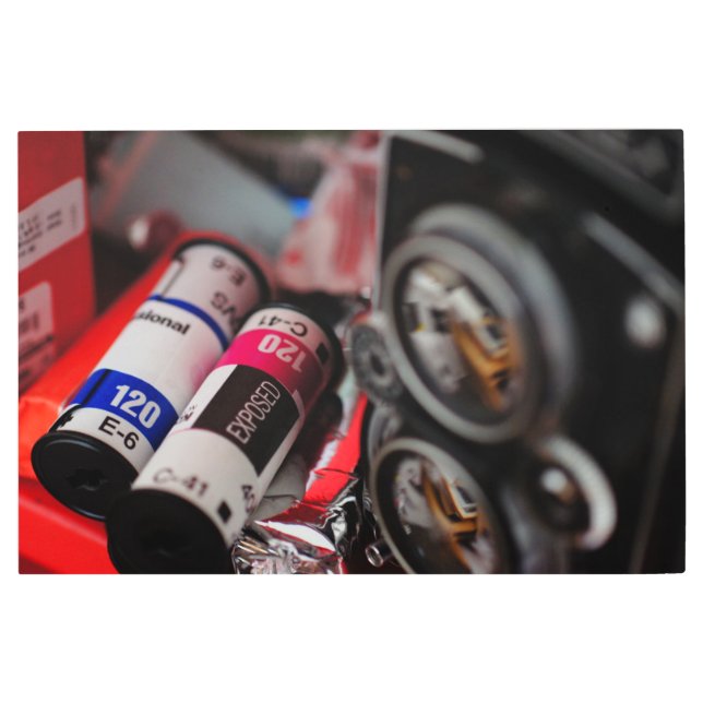 Exposed Film Metal Print (Front)