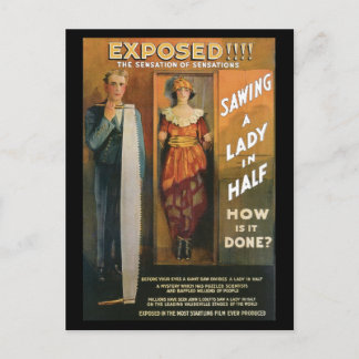 Exposed!!! ~ The Sensation of Sensations Postcard