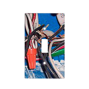 Exposed Wires Light Switch Cover Funny Spoof