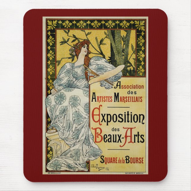 Exposition des Beaux-Arts Mouse Pad (Front)