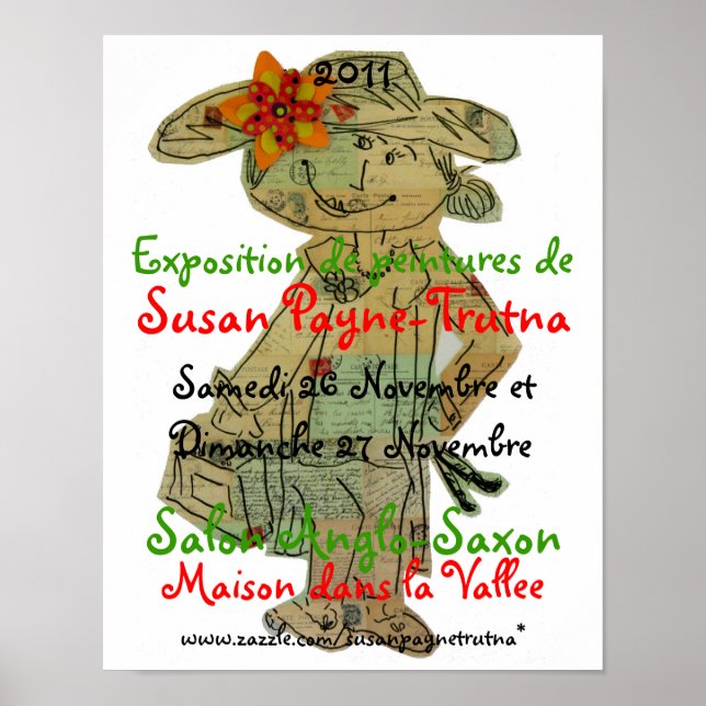 Exposition of Peintures by Susan Payne-Trutna Poster (Front)