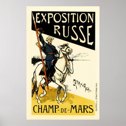 Exposition Russe Champ de Mars Maitres de Affiche Poster