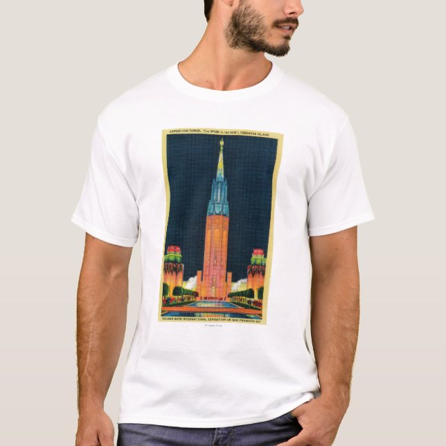 Exposition Tower, The Spire to the Sun T-Shirt (Front)