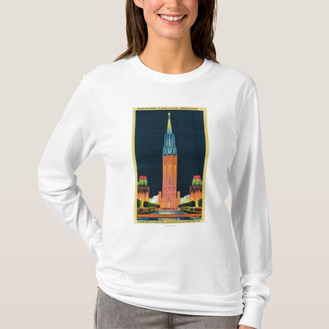Exposition Tower, The Spire to the Sun T-Shirt (Front)
