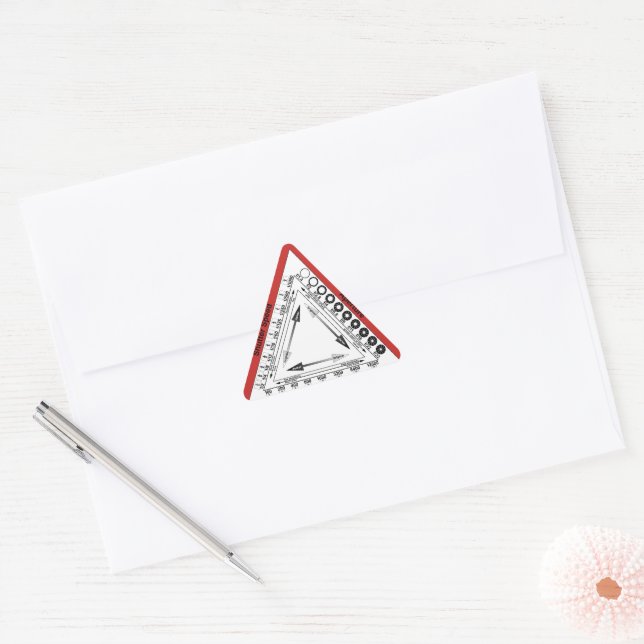 Exposure Triangle Triangle Sticker (Envelope)