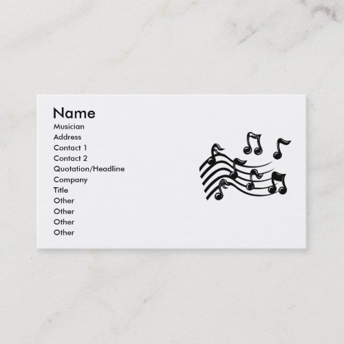EXPRESS BUSINESS CARDS FOR BAND &amp; MUSICIANS, MUSIC