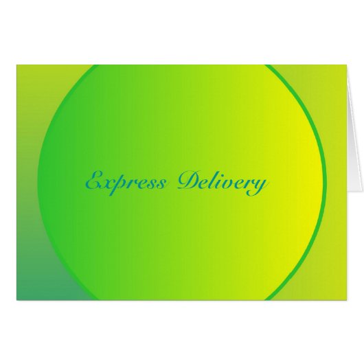 Express Delivery - Be A Greedy Cow Cards (Front Horizontal)