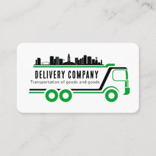 Express delivery company business card