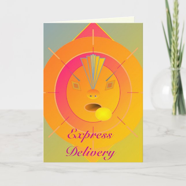 Express Delivery - Follow Your Dreams Card (Front)