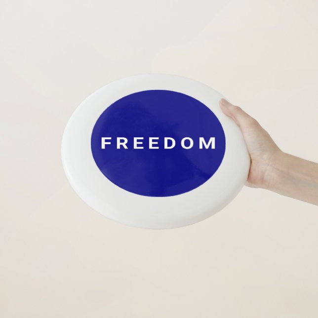 Express FREEDOM with This Custom Frisbee (In Hand)