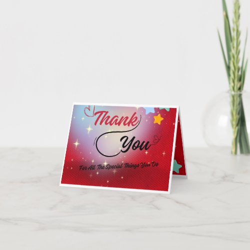 Express Gratitude with Style Thank You Card