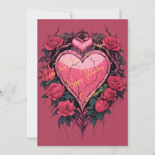 Express Love Unconditionally Valentines Day Card