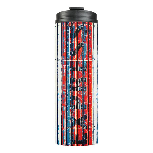 "Express" - Rustic Peeling Paint Thermal Tumbler (Front)