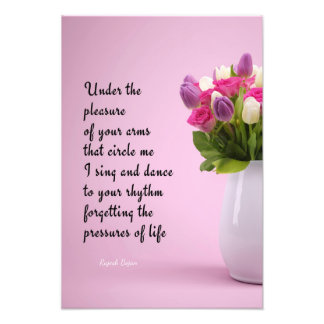 Express Your Love | Beautiful Love Quote Photo Print
