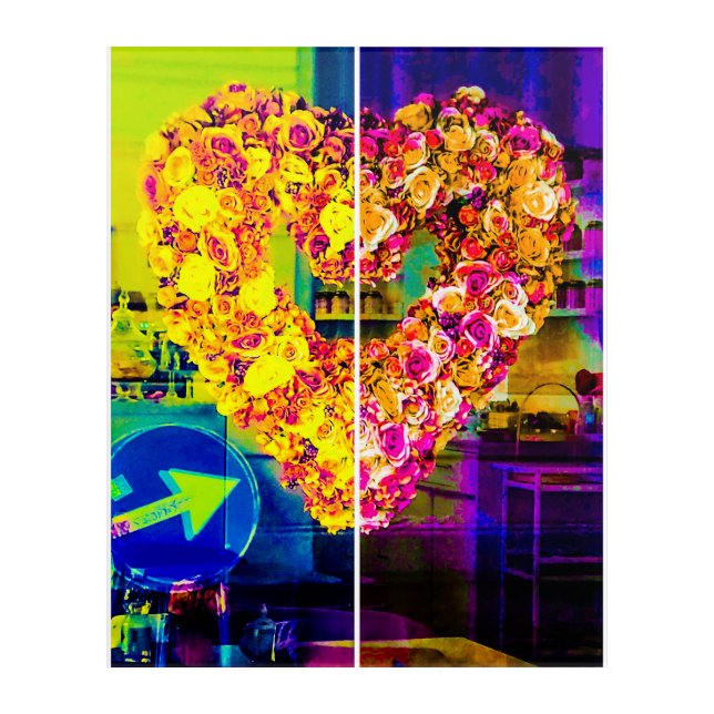 Express your Love daily in your Wall.  Acrylic Art (Front)