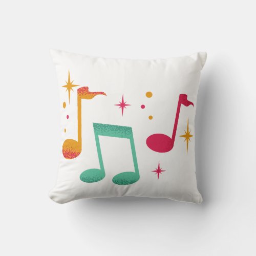 Express your love for music throw pillow