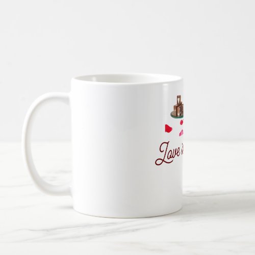 Express Your Love with Every Bite Coffee Mug