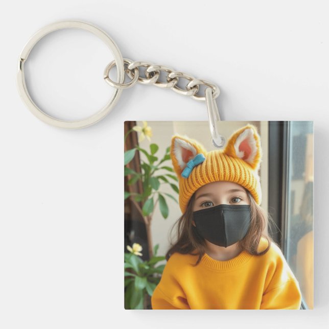 Express your personality with style keychain (Front)