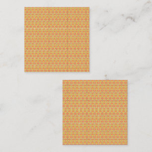 Express your Style with Vibrant Orange and Yellow  Calling Card
