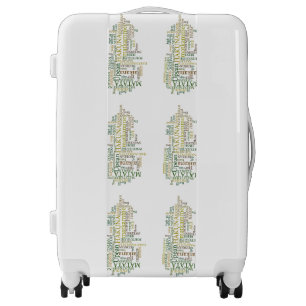 Express Your Wanderlust with Colorful Hakunamatata Luggage