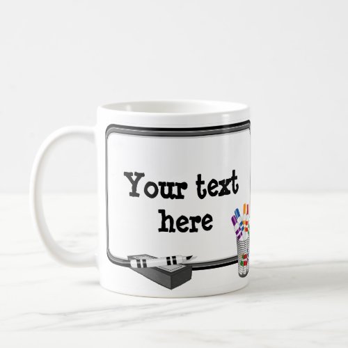 Express Yourself Custom Message Whiteboard  Coffee Mug